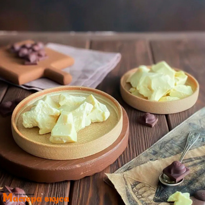 Какао-масло натуральное нерафинированное 100%, Мексика, 100гр