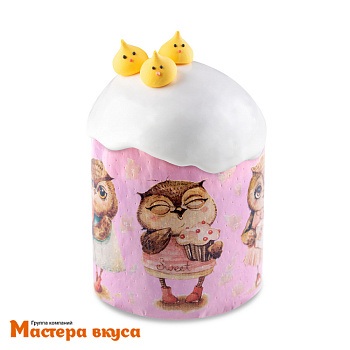 Форма бумажная для кулича (100г) d70*h60 мм СОВУШКИ