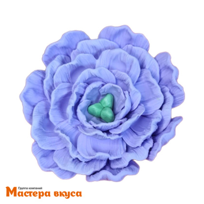 Молд силиконовый  3D ПИОН, изд d~8,7см h~3,4см (шоколад~39гр) 