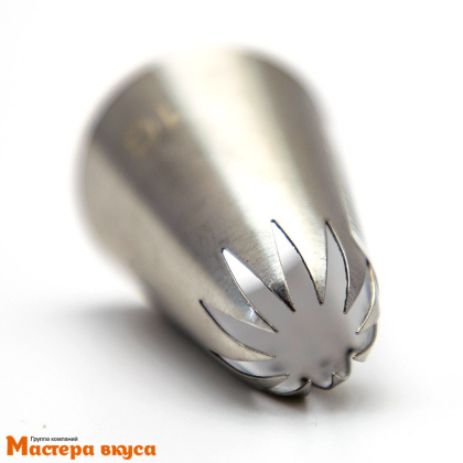 Насадка стальная ЗВЕЗДА закрытая 10 лучей, 39*49 мм, (1G)