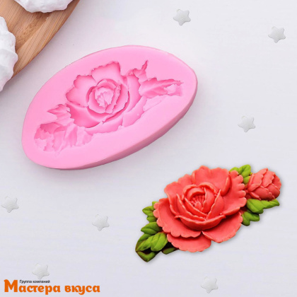 Молд силиконовый РОЗАН, 7*4*1 см