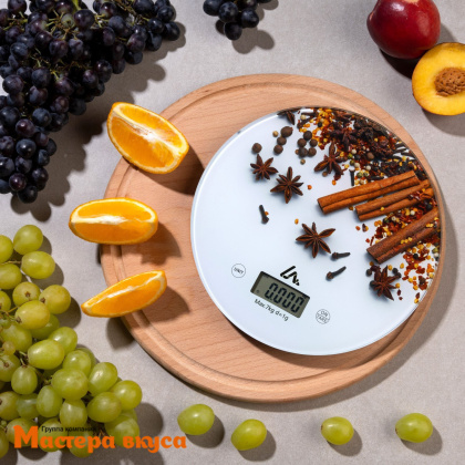 Весы электронные кухонные, до 7кг, LuazON "Корица"
