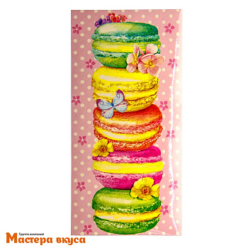 Конверт для денег "Макаронс" 16,5*8 см