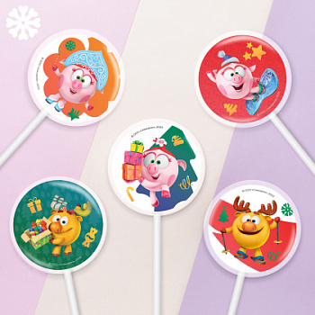 Фотопечать Смешарики, для леденцов, № 96