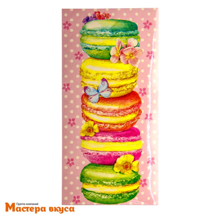 Конверт для денег "Макаронс" 16,5*8 см