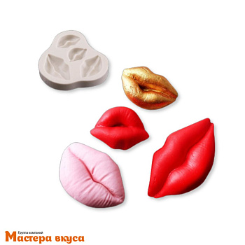 Молд силиконовый ГУБЫ, 8*7 см