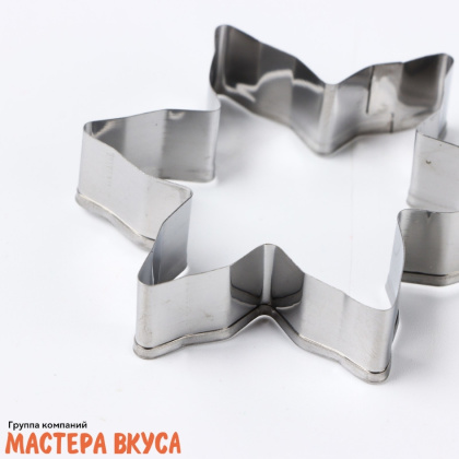 Набор вырубок металл  СНЕЖИНКА (набор 6 шт)