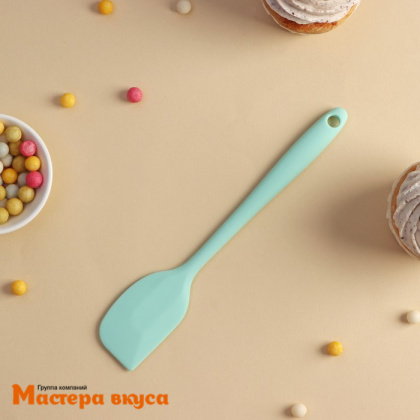 Лопатка силиконовая безшовная 21 см, (плоская), "Винфор"