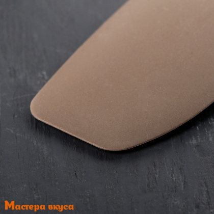 Лопатка силиконовая с деревянной ручкой 32 см, "Брауни"