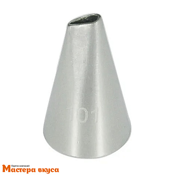 Насадка стальная ЛЕПЕСТОК РОЗЫ, d-7 мм, h-28 мм,  №101