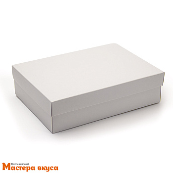 Упаковка для сладостей крышка/дно 210*150*50 мм (белая)