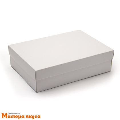 Упаковка для сладостей крышка/дно 210*150*50 мм (белая)