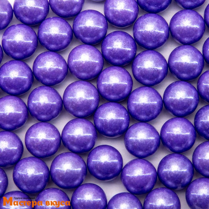 Посыпка Шарики сахарные Жемчуг ФИОЛЕТОВЫЙ перламутр (10мм), 50гр