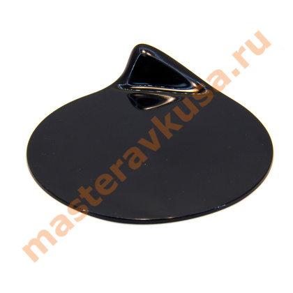 Поднос круглый ГОУГОУ (сольерка) пластиковый (черный), D-90 мм 