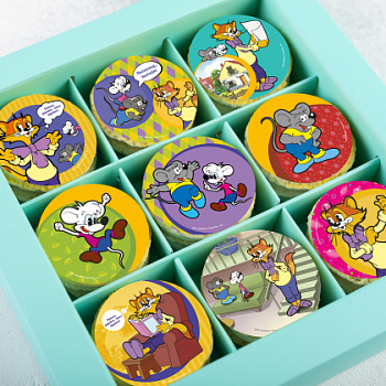 Фотопечать Новые приключения Кота Леопольда, для макаронс, №28