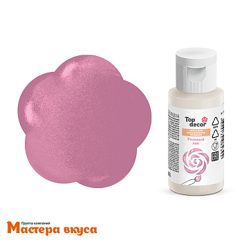 Лак-блеск декоративный Top decor, РОЗОВЫЙ перламутровый, 25гр