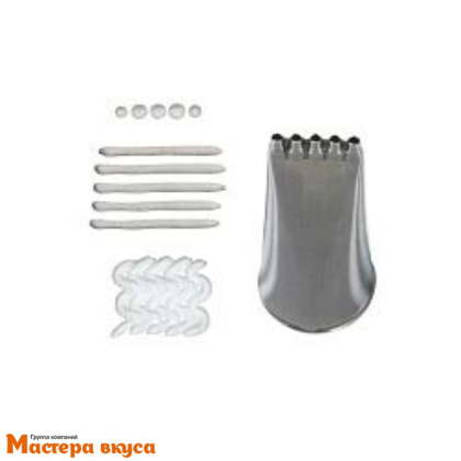 Насадка стальная  5 отверстий, 15мм  (BX0134) №134