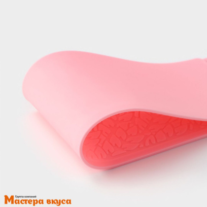 Коврик текстурный силиконовый (рельеф) для айсинга "Веточка с листьями", 37,5*8 см