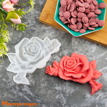 Молд силиконовый ВЕТОЧКА РОЗЫ, 11,2*7,4*2 см