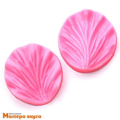 Молд силиконовый, вайнер ЛЕПЕСТОК ГЕРАНИ 3D (2 части), ~7,5*7 см