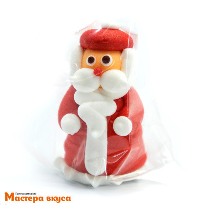 Сахарная фигурка  ДЕД МОРОЗ объемный, h~5,5 см 