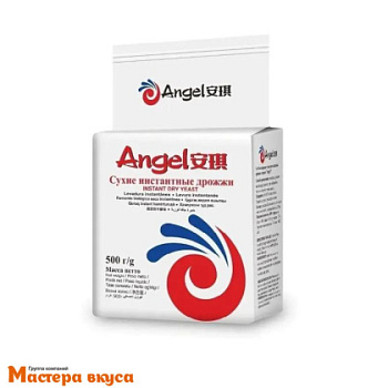 Дрожжи инстантные "ANGEL" малосладкие 0-7% (белый), 500 гр