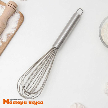 Венчик кулинарный  с усиленными струнами, 33 см, нерж.сталь "Konfinetta"