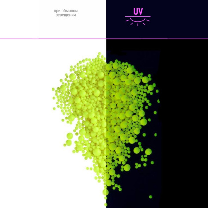 Посыпка Шарики зерновые Неоновый микс ЛИМОННЫЙ (d 2-7 мм), 50 гр