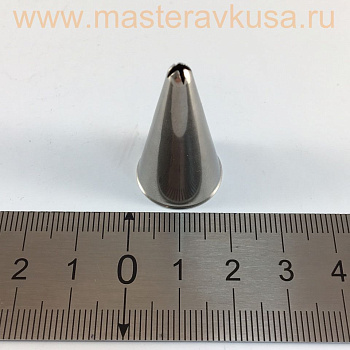 Насадка стальная ЗВЕЗДА закрытая  4 луча, 47*8мм  (BX0033) №52