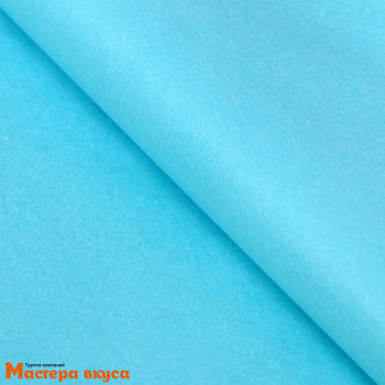 Бумага упаковочная тишью ГОЛУБАЯ 50*66 см (упак 10листов)