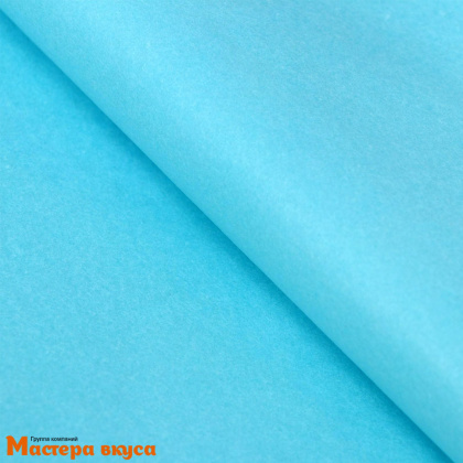 Бумага упаковочная тишью ГОЛУБАЯ 50*66 см (упак 10листов)