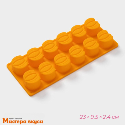 Форма для шоколада силиконовая  ТЫКОВКА, (12 ячеек) 23*9,5*2,4 см