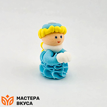 Сахарная фигурка 3D (НГ) СНЕГУРОЧКА, h~4см d~2,5см