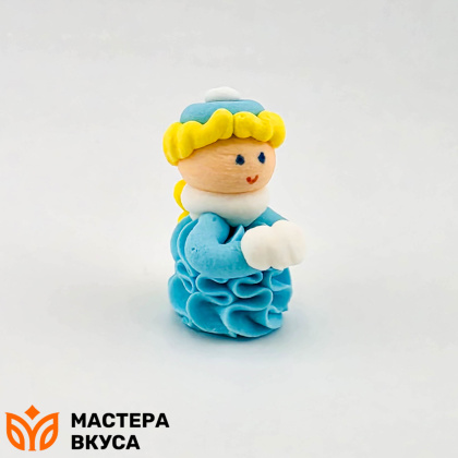 Сахарная фигурка 3D (НГ) СНЕГУРОЧКА, h~4см d~2,5см