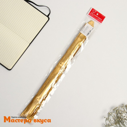 Бант-бабочка ЗОЛОТО Сеточка, (ш 4 см) d~10 см