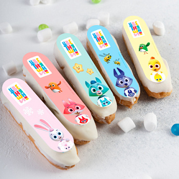 Фотопечать Цветняшки, для эклеров, № 23