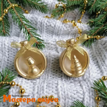 Форма для шоколада пластиковая (НГ) НОВОГОДНИЕ ШАРЫ D-5 см (4 фигуры) 