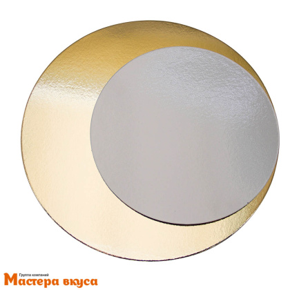 Подложка 0.8 мм, D140 мм золото/белый жемчуг 