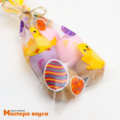 Пакет для сладостей 13*27 см, "Цыплята"