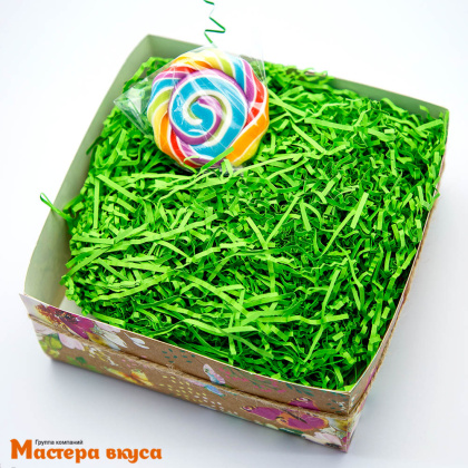 Бумажный наполнитель декоративный, ЛЕСНОЙ ЗЕЛЕНЫЙ, 50 гр