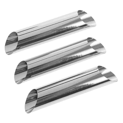 Набор форм для круассанов и трубочек 130*35 мм, 3 шт (прямые)