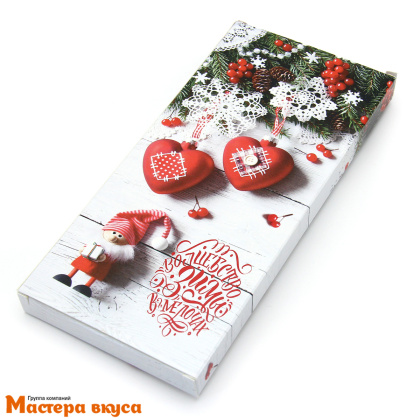 Упаковка для шоколадной плитки 171*80*14 мм  (Волшебство зимы)