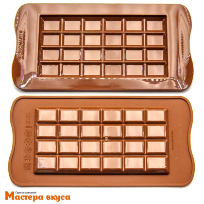 Форма для шоколада силиконовая Silikomart (изи-шок) Плитка классик, Силикомарт (Италия)