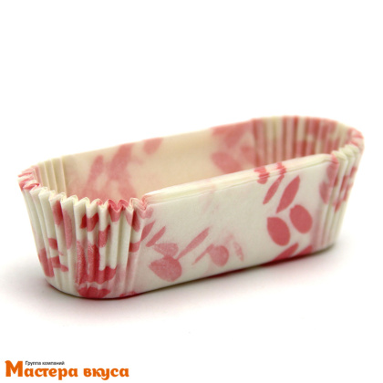 Капсула бумажная овал OV4, 2,5*8*2,5см "Тарталетки" (цветная), (миниупак ~20-25шт)