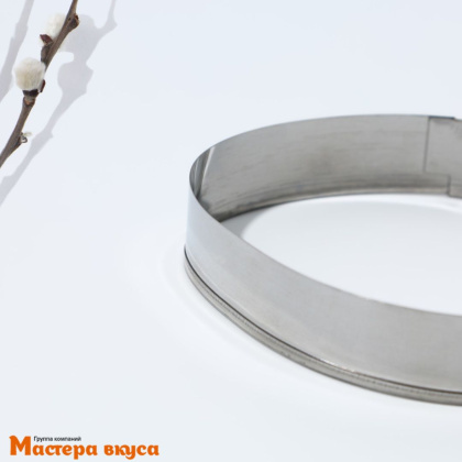 Вырубка металл ЯЙЦО МАЛОЕ, 4,5*6,5 см