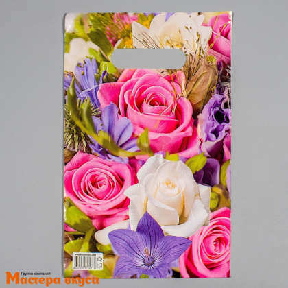 Пакет полиэтиленовый с вырубными ручками 200*300 мм, "Лирика"