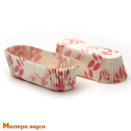 Капсула бумажная "Тарталетки" овал OV4 (цветная), 25*80*25мм, (упак 2000 шт)