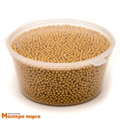 Украшение сахаристое Монпарель ЗОЛОТО перламутр, 25 гр