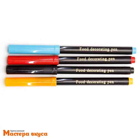 Набор пищевых маркеров (фломастеры), 4 цвета