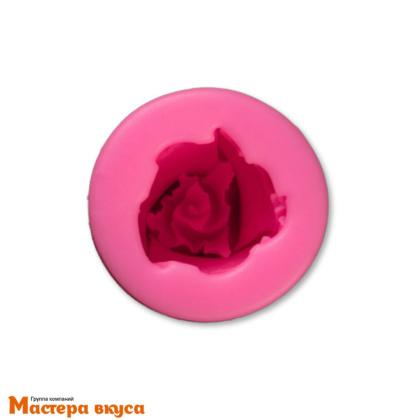 Молд силиконовый  3D БУТОН РОЗЫ, d5,5см h3,5 см
